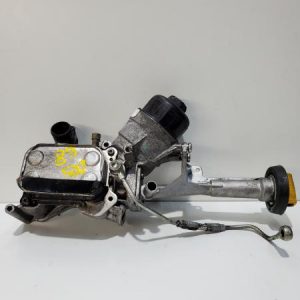 Soporte filtro de aceite con enfriador Fiat 500L año 2014